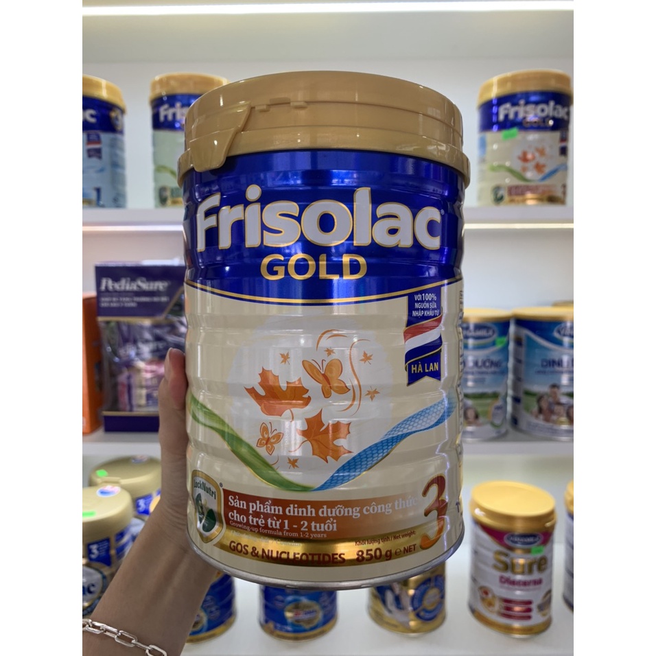 Sữa Bột Frisolac Gold Số 1,2,3 Hộp 850g Date 2023