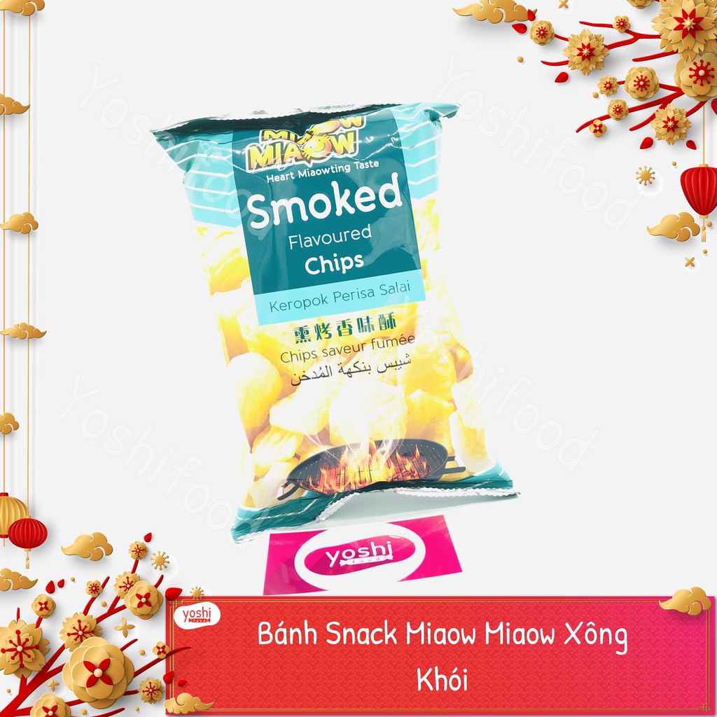 [Sale 50%] [9 Loại] Bánh Snack Miaow Miaow 60gr - Malaysia