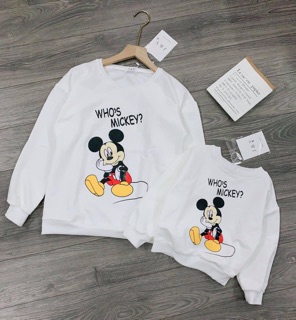 Áo cặp mickey-combo bé gạo