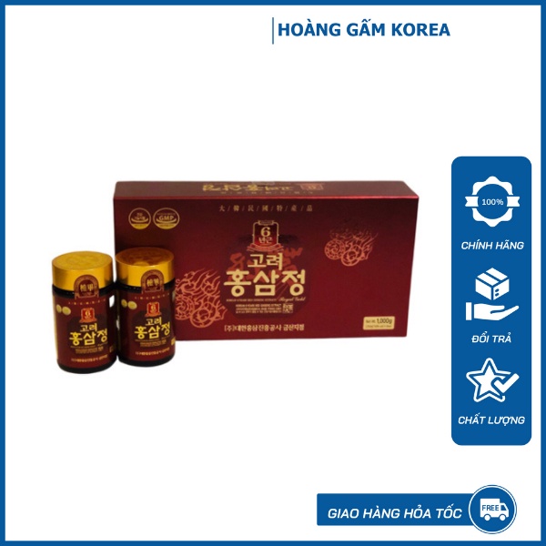 Cao hồng sâm tăng cường sức khỏe Daehan hộp tím 4 lọ * 250g