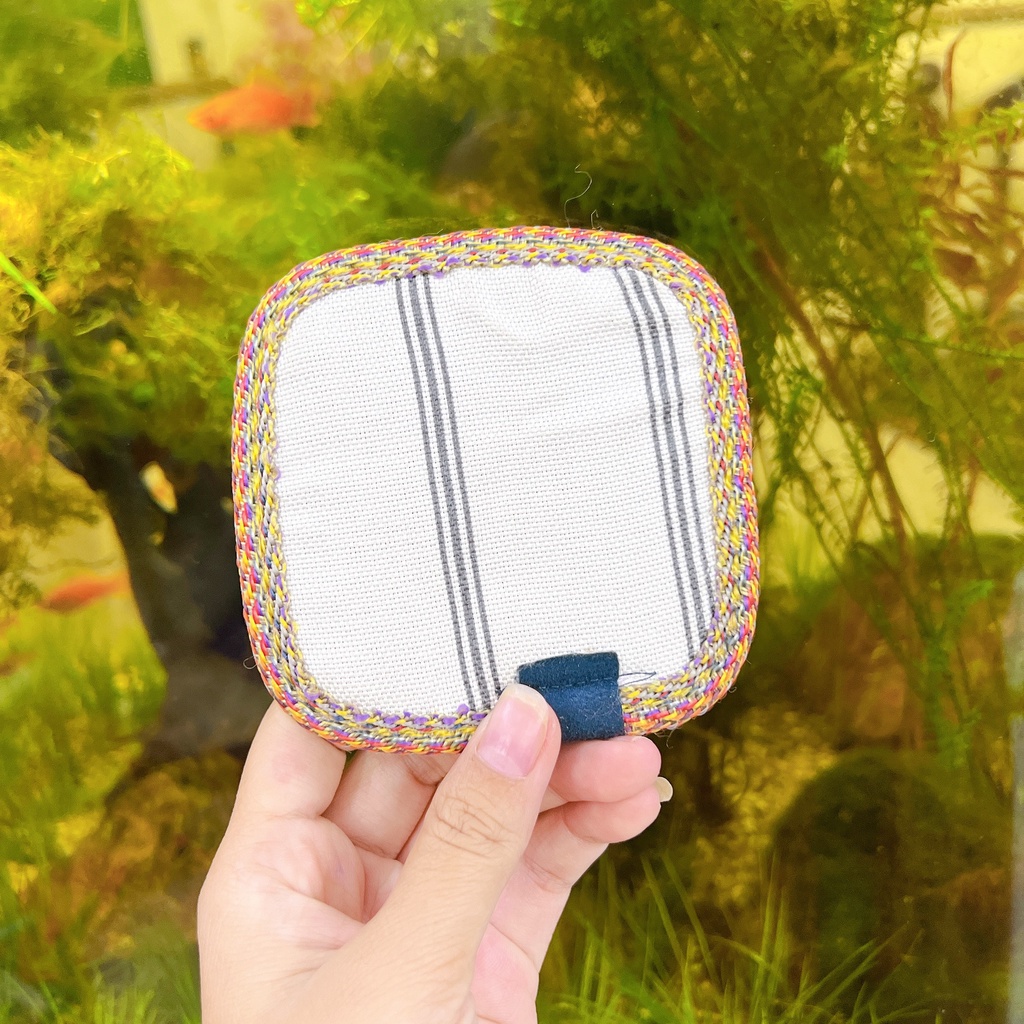 Đế Lót Ly Vải 9.5cm Cao Cấp - lót ly bằng vải siêu thấm nước vuông và tròn