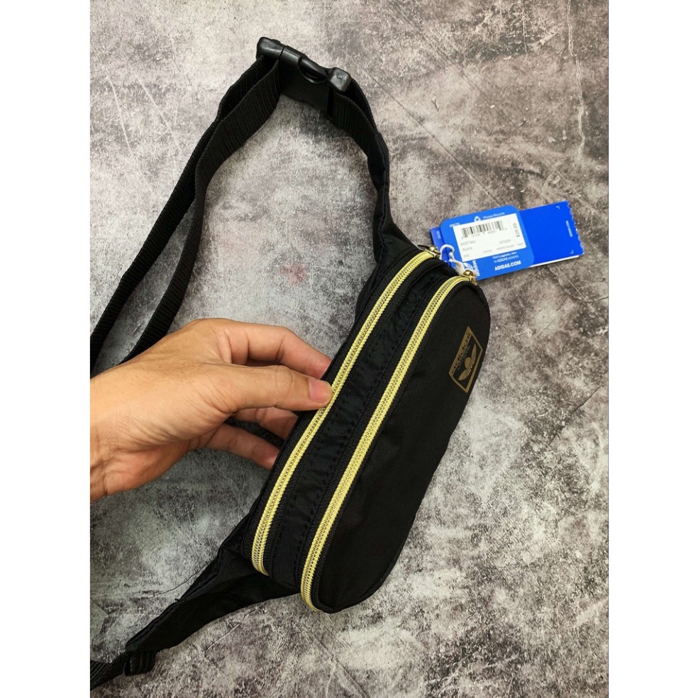 Túi Đeo Chéo Adidas Waist Bag Black/Gold GF3200 - BH 3 tháng [ CHUYÊN BÁN SỈ ]