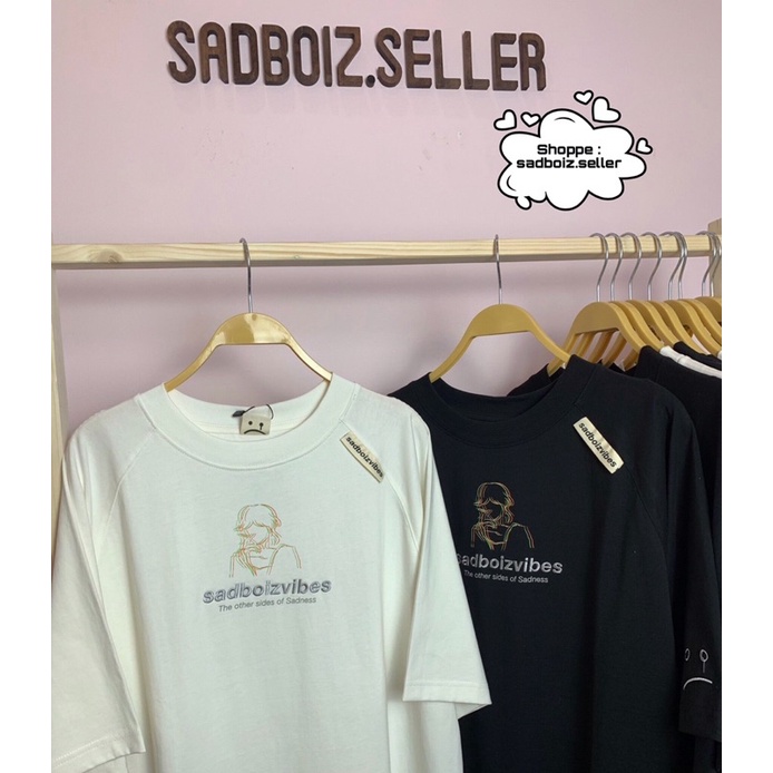 Áo thun SADGUR PORTRAIT TEE 👩🏼  Tặng túi tote chính hãng 0d  hàng có sẵn