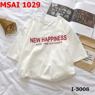 Áo thun nữ tay lỡ New Happiness Freesize 1029
