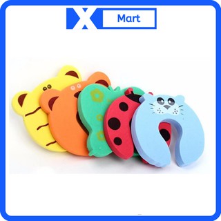 Miếng chặn cửa chống va đập hình thú dễ thương - Bo góc cạnh cửa giữ an toàn cho bé