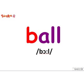 Flashcard lớp 1 ABC English