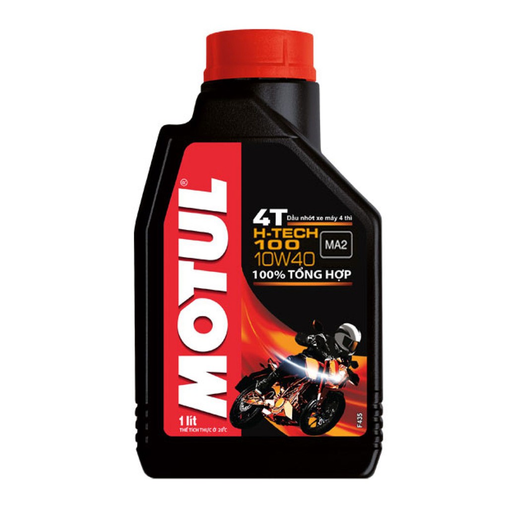 Dầu nhớt tổng hợp 100% Motul H-Tech100 10w40