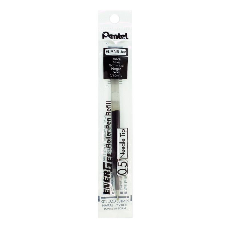 Bút gel Pentel energel Kawaii BLN75KW, viết mực xanh nét bút 0.5mm- ruột thay thế