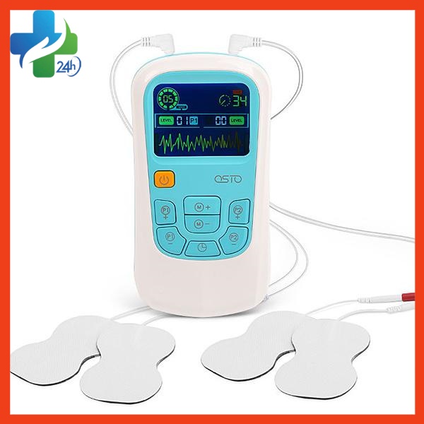 Máy Massage Xung Điện Trị Liệu, Máy Mát Xa Châm Cứu Điện Xung 8 Miếng Dán AST-2012A Cao Cấp