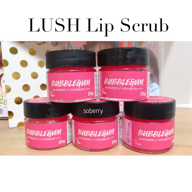 Tẩy da chết cho môi LUSH Bubble Gum