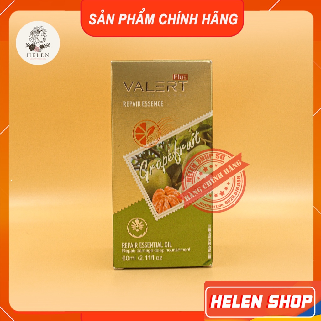 Tinh Dầu Bưởi Grapefruit 60ml  Giảm Rụng Tóc  Kích Mọc Tóc, Phục Hồi Hư Tổn, Dưỡng Ẩm Chính Hãng