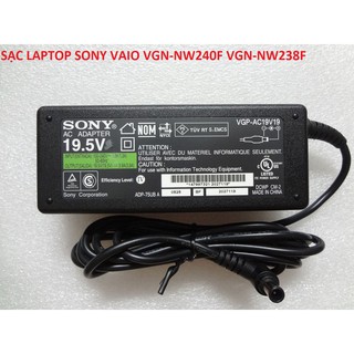 Sạc laptop Sony Vaio VGN-NW240F VGN-NW238F kèm dây nguồn