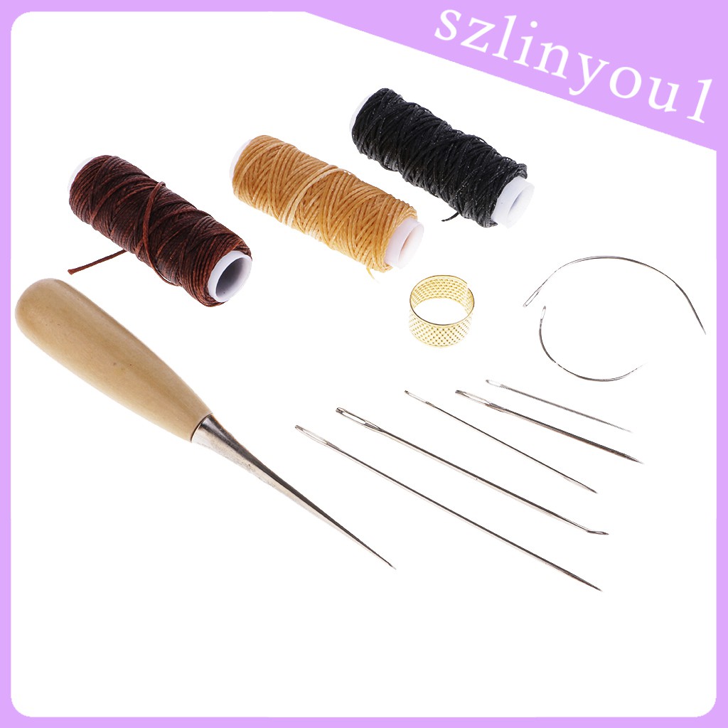 Bộ 12 Dụng Cụ Làm Đồ Da Chuyên Dụng | BigBuy360 - bigbuy360.vn