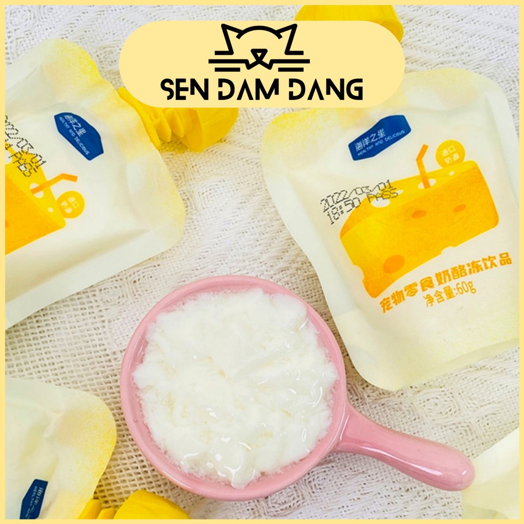 Súp Phô Mai Ocean Star Cho Cún Mèo - 60G