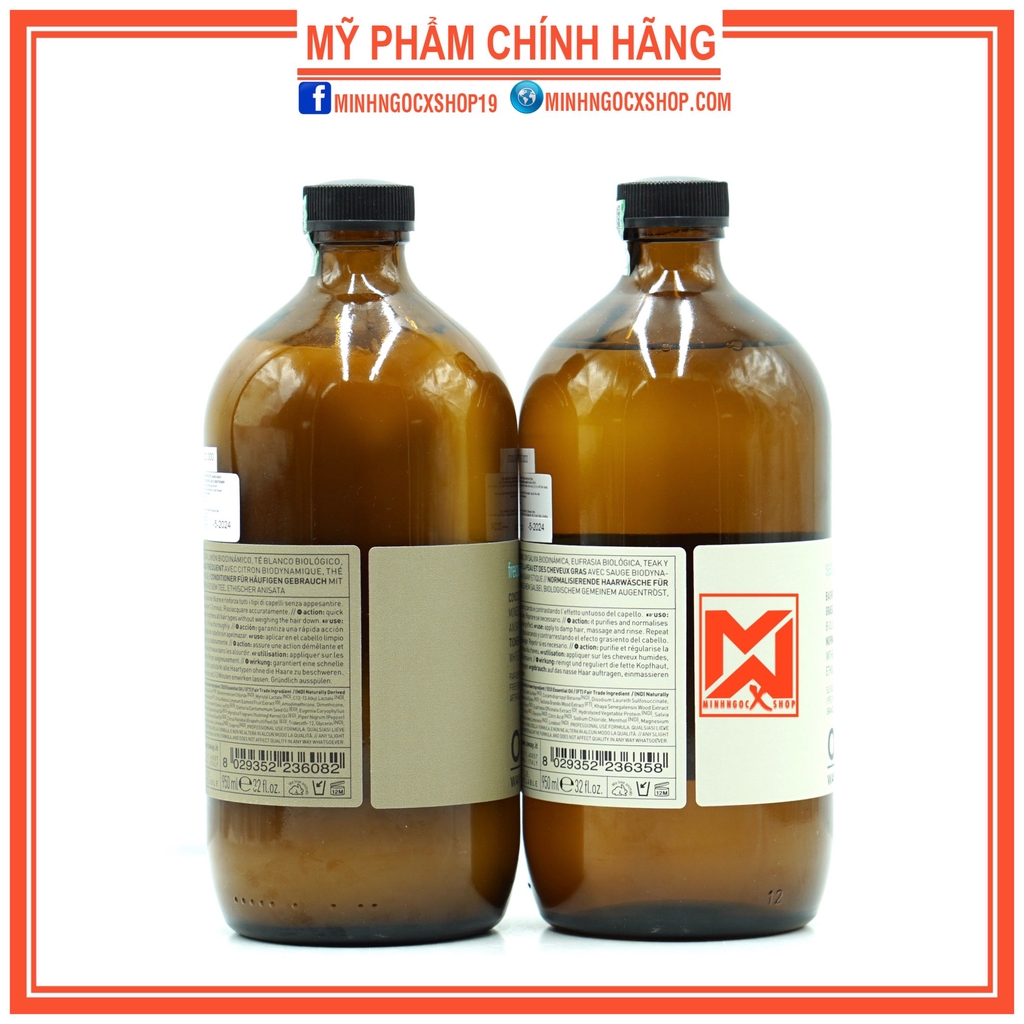 Dầu gội cân bằng dầu và dầu xả hàng ngày OWAY 950ml chính hãng