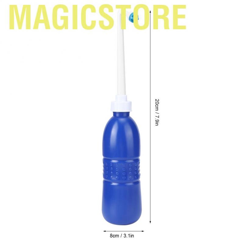 Magicstore 620ml Portable Handheld Bathroom Home Travel Use Bidet Sprayer Bottle Spray Hygiene Cleaner