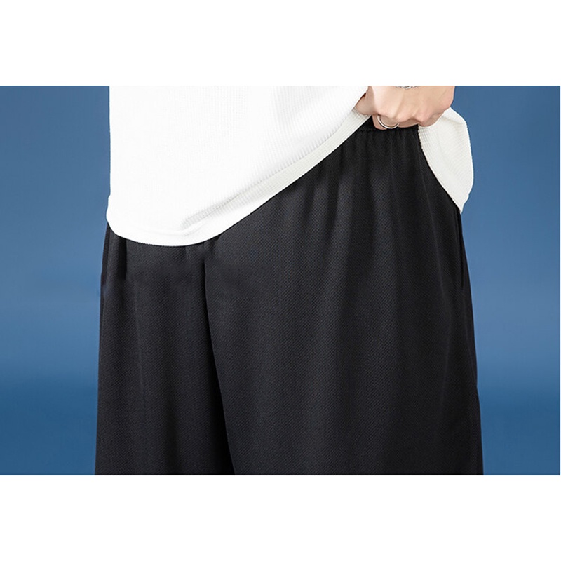Quần Short Thể Thao Đi Biển Dáng Rộng Vải Lụa Lạnh Thời Trang Xu Hướng Cho Nam