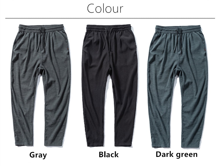 Quần Harem Lụa Mỏng Dáng Rộng Nhanh Khô Thời Trang Mùa Hè Cho Nam Giới