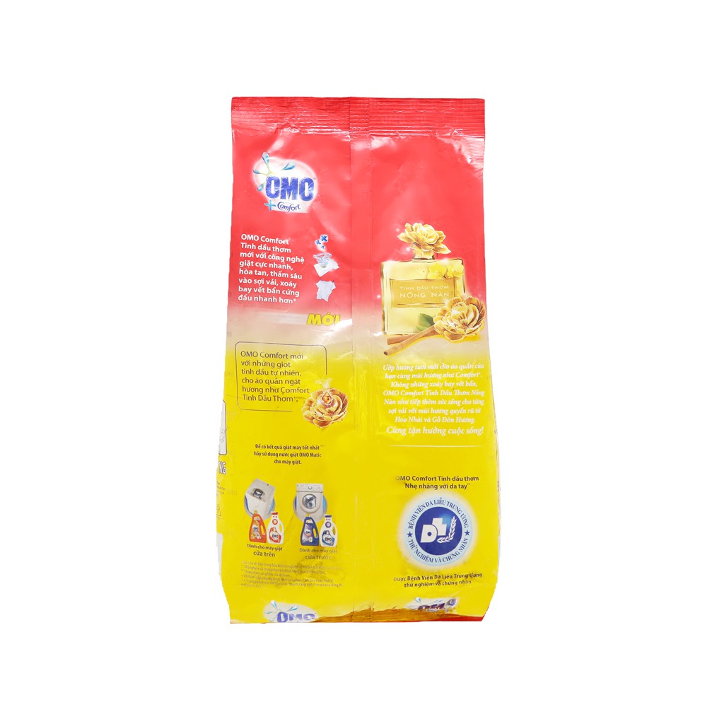 Bột giặt OMO Comfort tinh dầu thơm nồng nàn 2.7kg