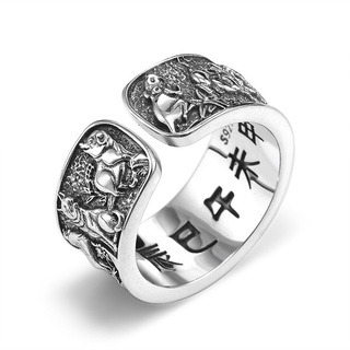 Nhẫn Nam Chạm Khắc Phong Cách Cổ Điển