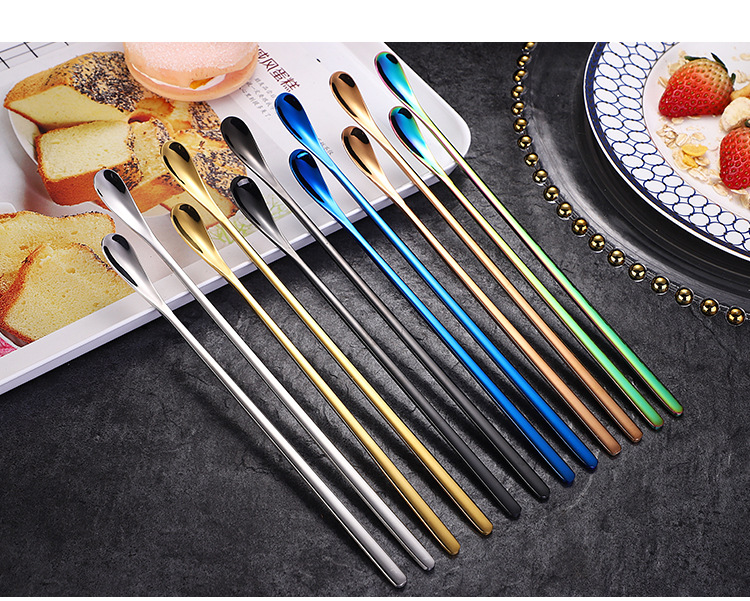 Muỗng Inox 304 Có Tay Cầm Dài 22cm Tiện Dụng