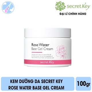Kem dưỡng da secret key rose water base gel cream 100g