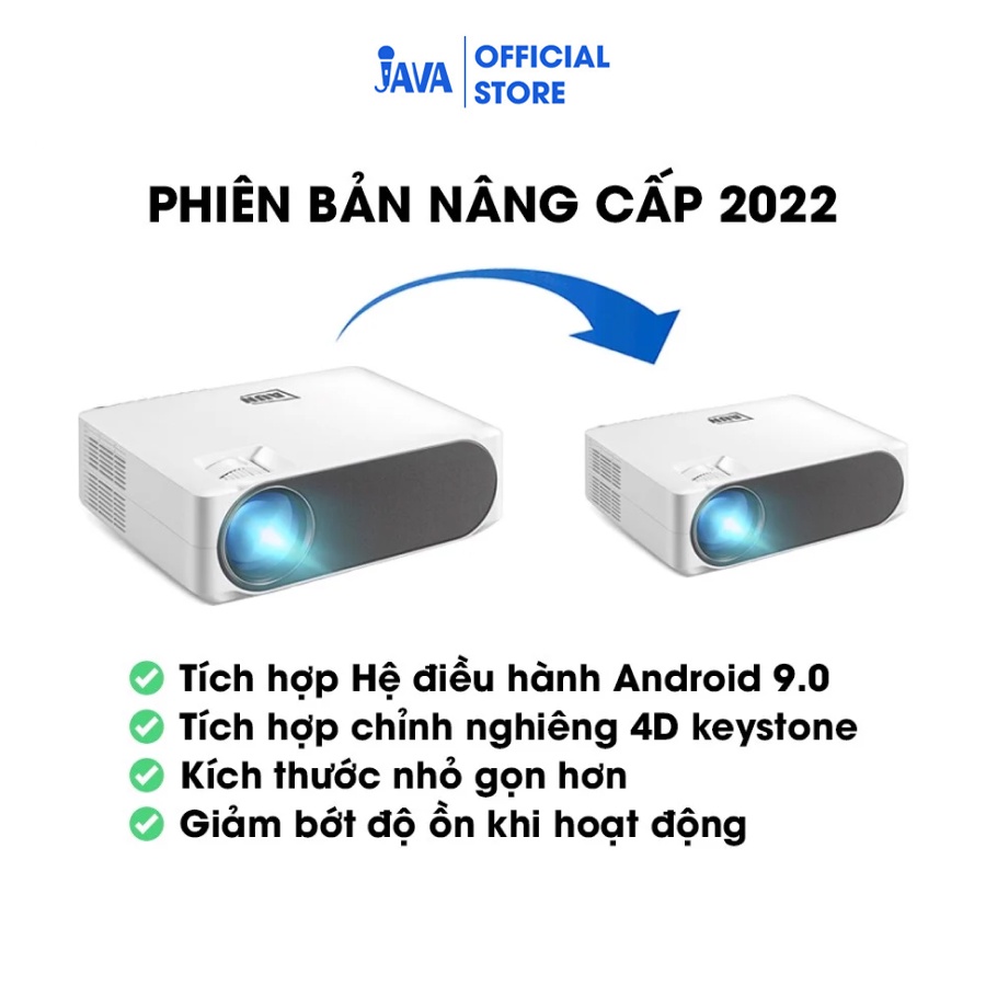 Máy chiếu FullHD AUN F175S Pro - Độ sáng cao, Độ nét cao, Tích hợp Android, Kết nối điện thoại