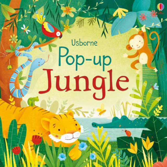 Sách Pop Up Jungle Usborne khu rừng 3D cho bé