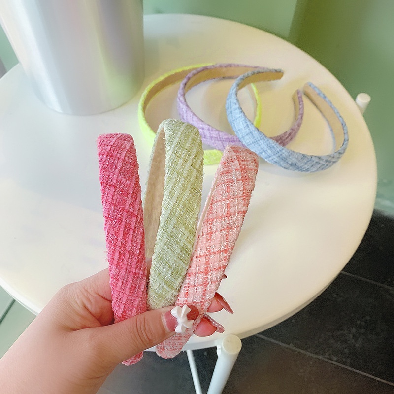 Băng Đô Cài Tóc Nhiều Màu Sắc Đơn Giản Phong Cách Hàn Quốc 2021 C369