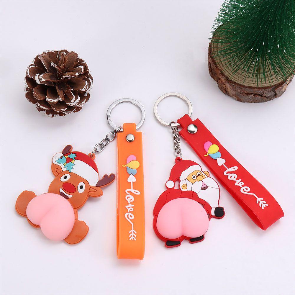 Móc Khóa Hình Ông Già Noel Đáng Yêu