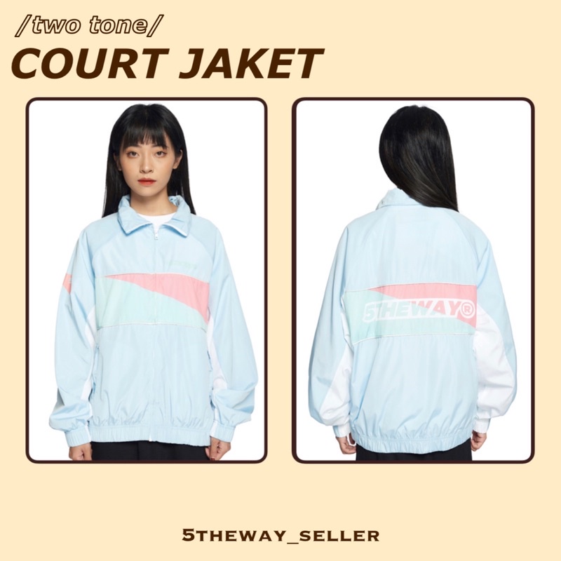 Áo khoát dù 5THEWAY - /two tone/ COURT JAKET