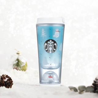 Bình Starbucks Gấu Polar 355(ml) - xanh thiên thanh
