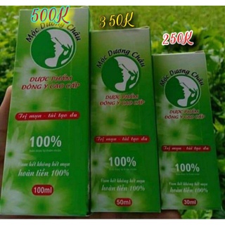 Mộc Dương Châu chai 100ml hổ trợ trị mụn