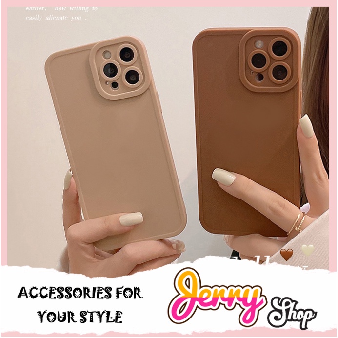 Ốp lưng iphone Màu Đậm,Màu Cà Phê 6/6plus/6s/6splus/7/7plus/8/8plus/x/xr/xs/11/12/13/pro/max/plus/promax-jerry shop