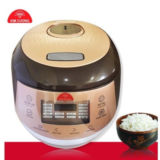 [ELHA12 giảm tối đa 300K] Nồi cơm Kim Cương điện tử KC18