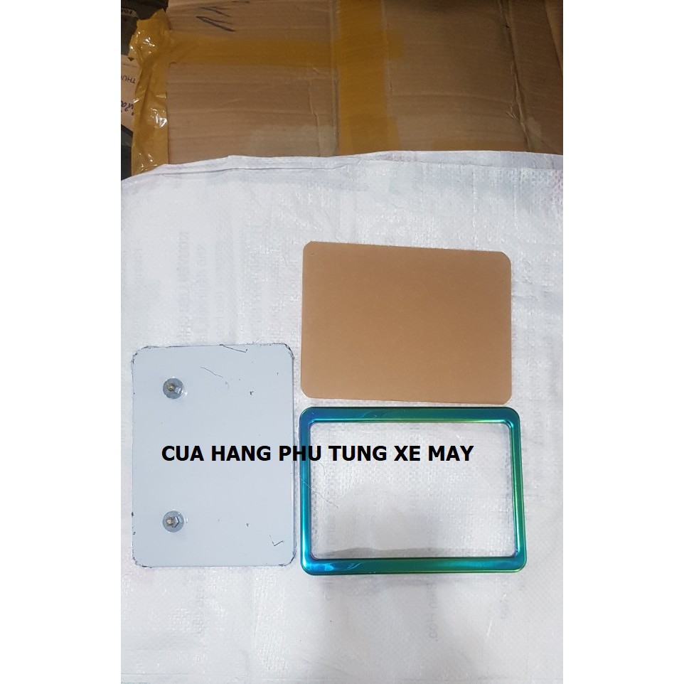 BỘ KHUNG KIỂN SỐ 7 MÀU KIỂU MALAI ( trọn bộ khung + mica ) gắn mọi dòng XE MÁY