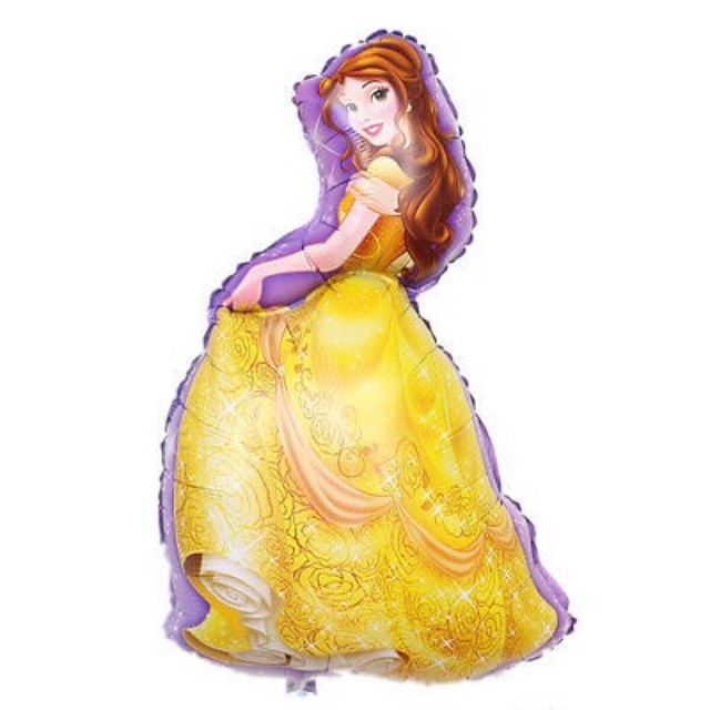 Bóng sinh nhật hình công chúa lọ lem belle