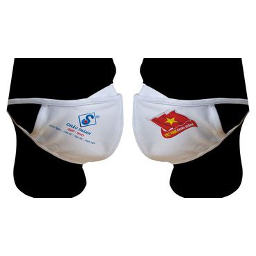 Khẩu Trang Vải Màu Đen Trắng- In LOGO Trên Khẩu Trang Theo Yêu Cầu | BigBuy360 - bigbuy360.vn