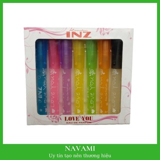 Set Nước Hoa Bút INZ 7 Cây Mix Màu☆Love You