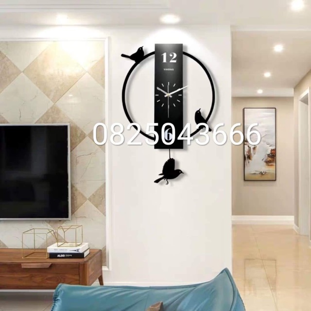 ⚡️Freeship 50k - Toàn quốc⚡️ Đồng hồ quả lắc khung tròn