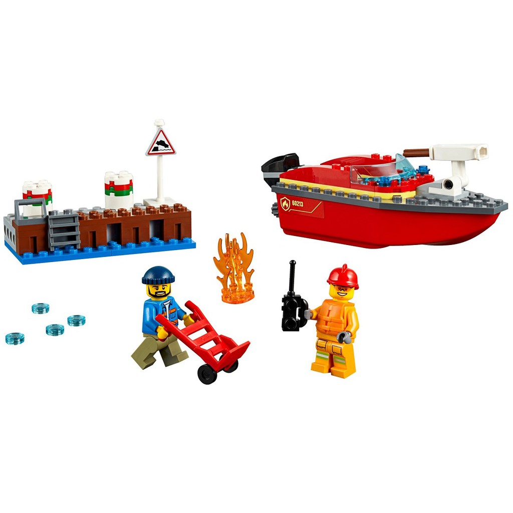 Bộ lắp ráp Cứu Hỏa Bến Tàu - LEGO City 60213