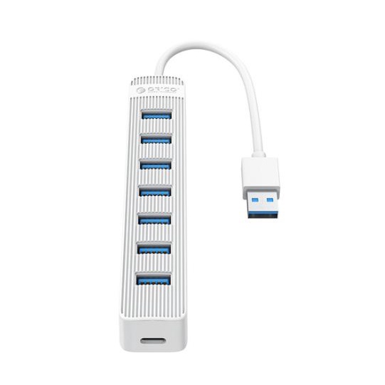 Bộ Chia Hub 7 Cổng Usb 3.0  ORICO TWU3-7A (Màu trắng)