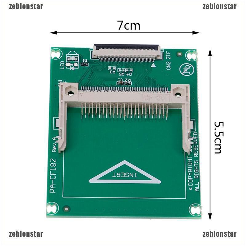 Thẻ chuyển đổi CF sang ZIF / CE 1.8 inch nhỏ gọn cho iPod ipod 5G 6G HDD