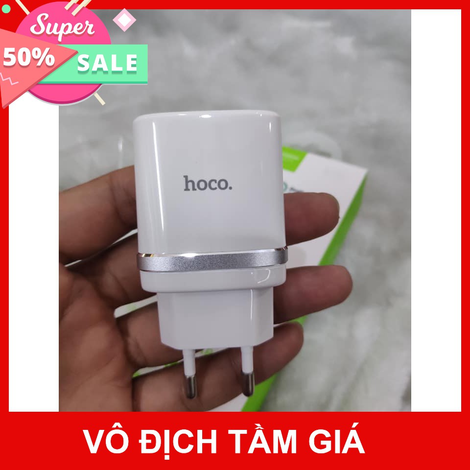 Củ sạc nhanh hoco c12q, sạc nhanh QC3.0/18w (BH 1 năm) TẶNG KÈM DÂY SẠC NHANH trị giá 50k [ HÀNG CHÍNH HÃNG]