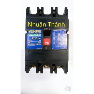 Aptomat 3 Pha Mitsubishi Nội Địa Nhật 200A / Cibi 3 pha nội địa Nhật/ CB nội địa 200A 3 pha