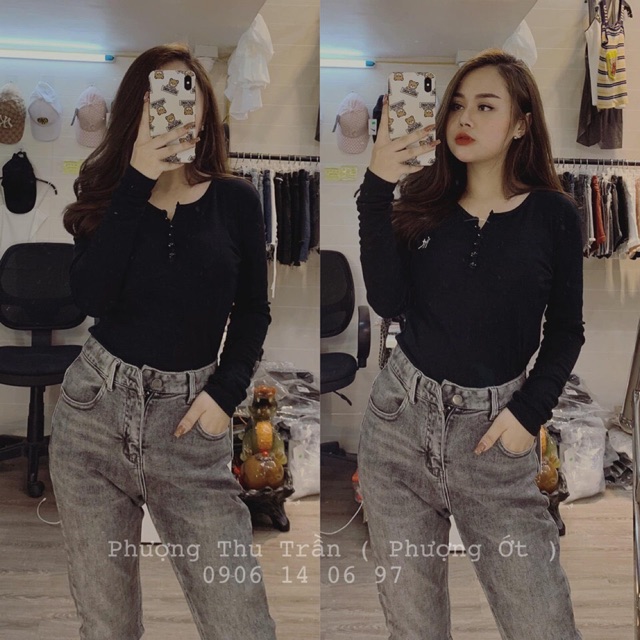 [Mã WAFS10 giảm 15% đơn 99k] Áo giấy thêu chữ NY dài tay