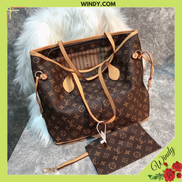 Túi Xách Nữ Công Sở LV To Đựng Vừa A4 Laptop Tặng Kèm Ví WD20225 windy.com