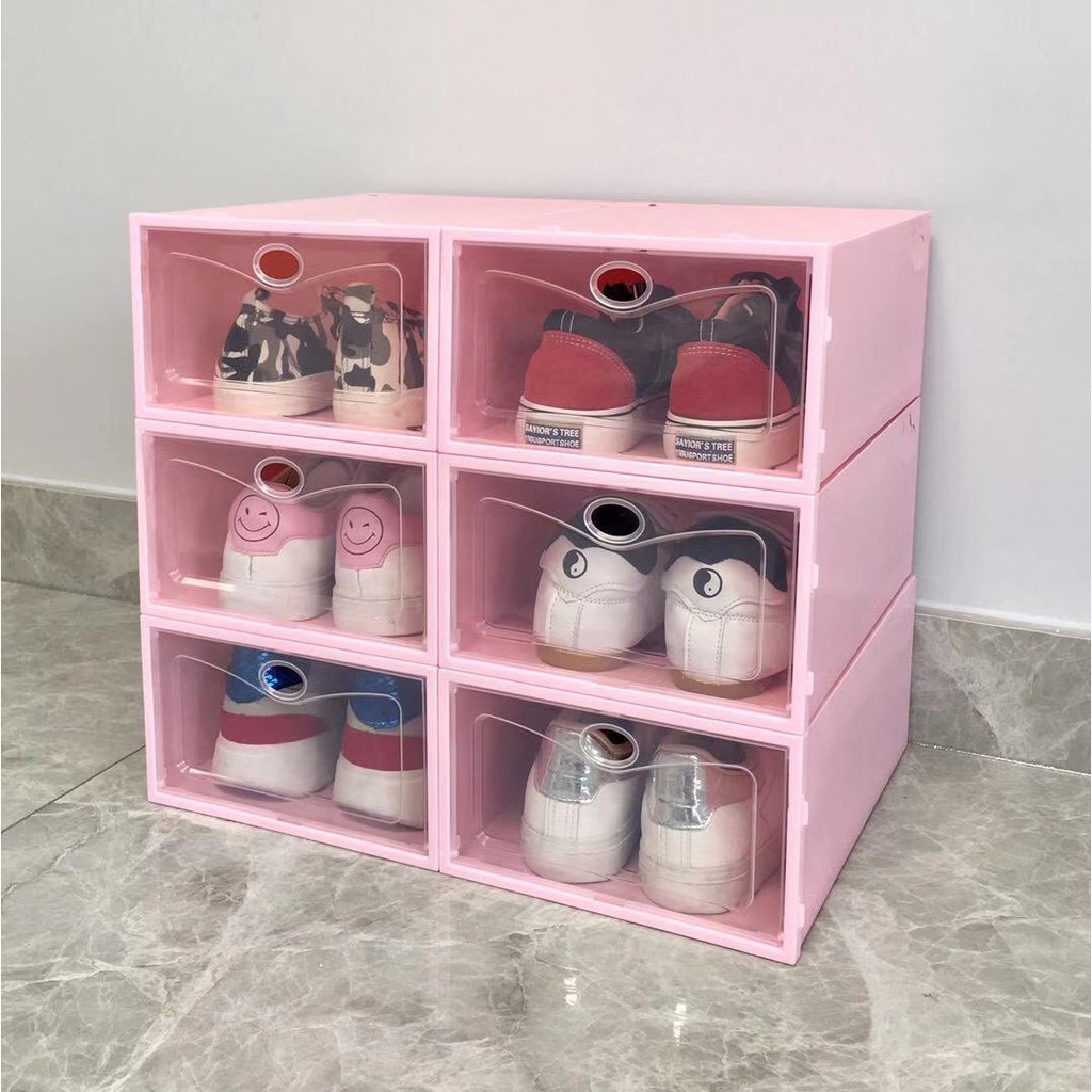 Hộp Đựng Giày Nắp Nhựa Cứng Loại 1 Dầy Dặn Và Cứng Cáp | BigBuy360 - bigbuy360.vn