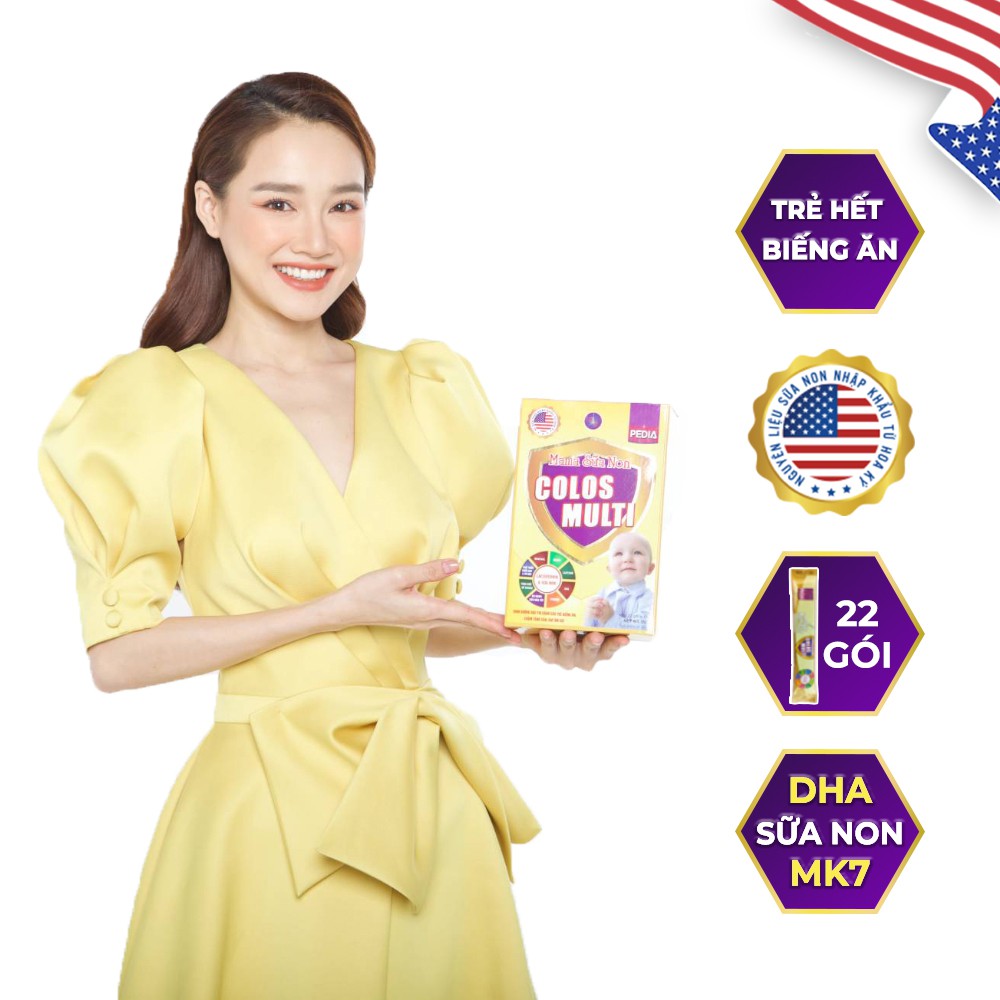 Sữa bột Mama Sữa Non Colos Multi Pedia Dành cho trẻ biếng ăn, chậm tăng cân 352g - COLOSMULTI