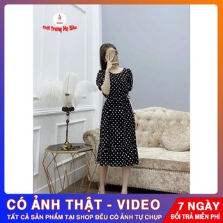 Đầm bầu thiết kế bào bi hoa ( ảnh thật) (shop Tatoco)